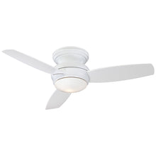 Load image into Gallery viewer, Traditional Concept LED Outdoor Ceiling Fan in White (44-Inch).