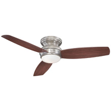 Load image into Gallery viewer, Traditional Concept LED Outdoor Ceiling Fan in Pewter / Dark Maple (52-Inch).