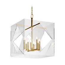 Load image into Gallery viewer, Travis Chandelier in Aged Brass.