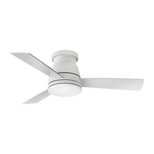 Load image into Gallery viewer, Trey LED Ceiling Fan in Matte White (44-Inch).