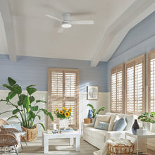Load image into Gallery viewer, Trey LED Ceiling Fan in living room.