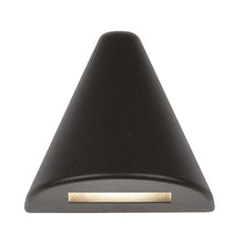 Load image into Gallery viewer, Triangle LED Deck and Patio Light in Bronzed Brass.