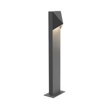 Load image into Gallery viewer, Triform Compact LED Bollard in Medium/Single Light/Textured Gray.