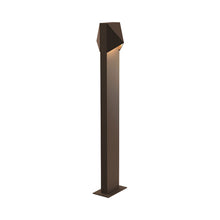 Load image into Gallery viewer, Triform Compact LED Bollard in Large/Double Light/Textured Bronze.