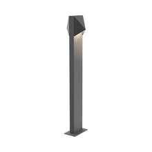 Load image into Gallery viewer, Triform Compact LED Bollard in Large/Double Light/Textured Gray.