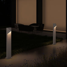 Load image into Gallery viewer, Triform Compact LED Bollard in outdoor.