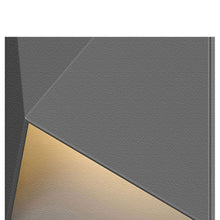 Load image into Gallery viewer, Triform Compact LED Outdoor Wall Light in Detail.