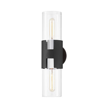 Load image into Gallery viewer, Amado Wall Light in Polished Nickel (Small).