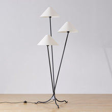 Load image into Gallery viewer, Cedar Floor Lamp in Detail.