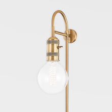 Load image into Gallery viewer, Dean Plug-In Wall Light in Detail.
