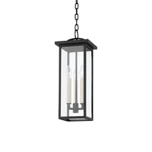Load image into Gallery viewer, Eden Outdoor Pendant Light in Texture Black.
