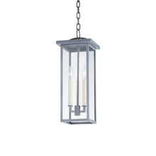 Load image into Gallery viewer, Eden Outdoor Pendant Light in Weathered Zinc.