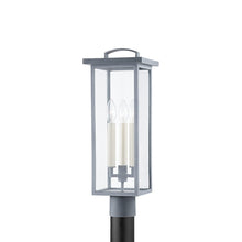Load image into Gallery viewer, Eden Outdoor Post Light in Weathered Zinc.