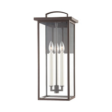 Load image into Gallery viewer, Eden Outdoor Wall Light in Textured Bronze (Large).