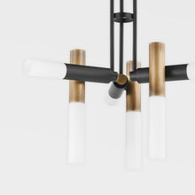 Load image into Gallery viewer, Koa Chandelier in Detail.