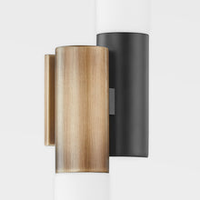 Load image into Gallery viewer, Koa Wall Light in Detail.