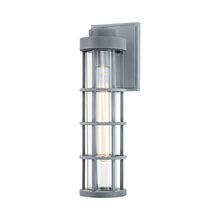 Load image into Gallery viewer, Mesa Outdoor Wall Light in Weathered Zinc (Large).