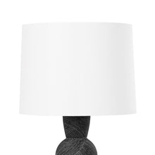 Load image into Gallery viewer, Miles Ceramic Table Lamp in Detail.