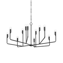 Load image into Gallery viewer, Norman Chandelier in Forged Iron (12-Light).