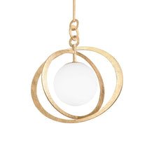 Load image into Gallery viewer, Olancha Pendant Light in Vintage Gold Leaf (Large).