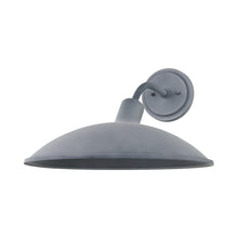 Load image into Gallery viewer, Otis Outdoor Wall Light in Weathered Zinc (Large).