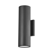 Load image into Gallery viewer, Perry Outdoor Wall Light in Textured Black (2-Light).