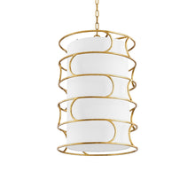 Load image into Gallery viewer, Reedley Pendant Light in Vintage Gold Leaf (4-Light).