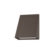 Load image into Gallery viewer, Roy Outdoor LED Wall Light in Textured Bronze (Small).