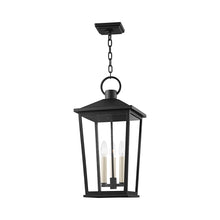 Load image into Gallery viewer, Soren Outdoor Pendant Light in Texture Black.