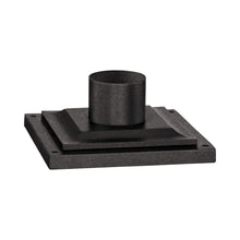 Load image into Gallery viewer, Square Outdoor Pier Mount in French Iron (Square).