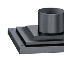 Load image into Gallery viewer, Square Outdoor Pier Mount in Detail.