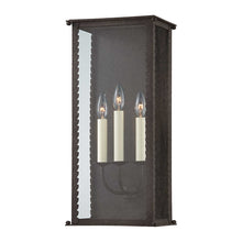 Load image into Gallery viewer, Zuma Outdoor Wall Light in French Iron (3-Light).