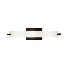Load image into Gallery viewer, Tube Bath Vanity Light in Dark Restoration Bronze (3-Light).