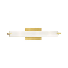 Load image into Gallery viewer, Tube Bath Vanity Light in Honey Gold (3-Light).
