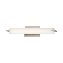 Load image into Gallery viewer, Tube LED Bath Vanity Light in Brushed Nickel/Small/1-Light.