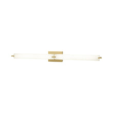 Load image into Gallery viewer, Tube LED Bath Vanity Light in Honey Gold/Large/2-light.