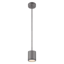 Load image into Gallery viewer, Tube LED Pendant Light in Graphite.