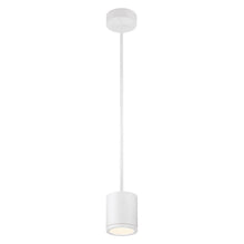 Load image into Gallery viewer, Tube LED Pendant Light in White.