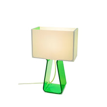 Load image into Gallery viewer, Tube Top Color Table Lamp in Green.