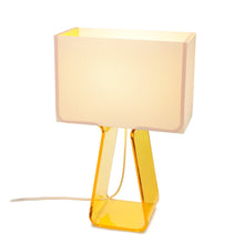 Load image into Gallery viewer, Tube Top Color Table Lamp in Yellow.