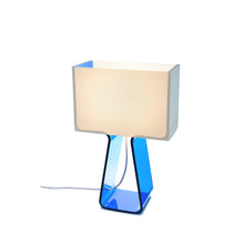Load image into Gallery viewer, Tube Top Color Table Lamp in Sky Blue.