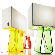 Load image into Gallery viewer, Tube Top Color Table Lamp in multicolor.