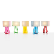 Load image into Gallery viewer, Tube Top Color Table Lamp in multicolor.