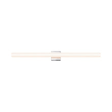 Load image into Gallery viewer, Tubo Slim LED Bath Bar in X-Large/Polished Chrome/Flat Trim.