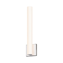Load image into Gallery viewer, Tubo Slim LED Bath Vanity Light in Large/Polished Chrome/Flat Trim.
