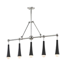 Load image into Gallery viewer, Tupelo LED Linear Pendant Light in Polished Nickel.