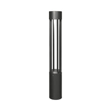 Load image into Gallery viewer, Turbo Outdoor LED Bollard in Black.