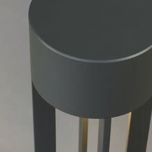 Load image into Gallery viewer, Turbo Outdoor LED Bollard Detail.