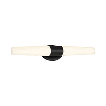 Load image into Gallery viewer, Tusk LED Bath Bar in Black.