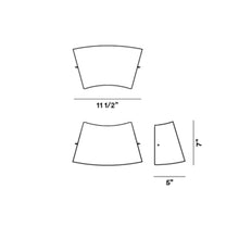 Load image into Gallery viewer, Tutu Wall Light - line drawing.